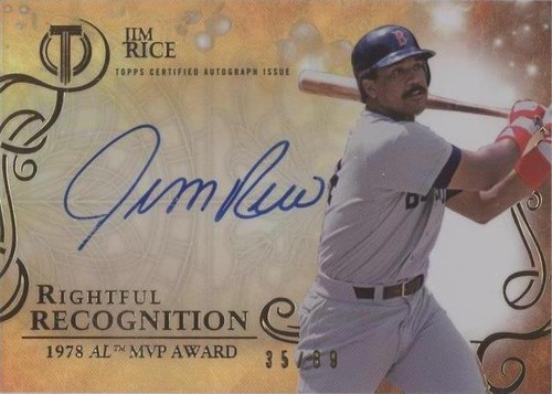 2015 Topps Tribute - Jim Rice #NOW-JR