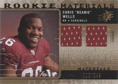 2009 SPx Chris Wells #RM-CW