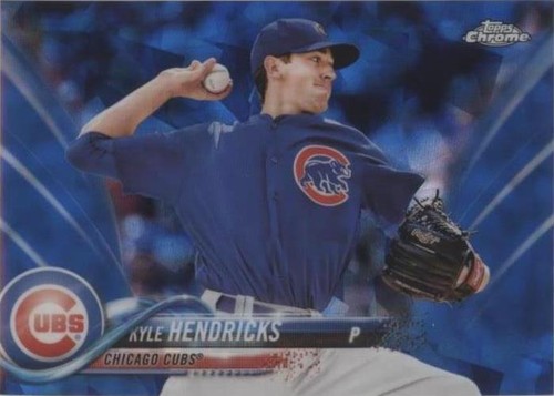2018 Topps Chrome Sapphire Edition - Kyle Hendricks #552