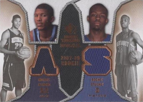 2007-08 SP Rookie Threads - Rodney Stuckey/Morris Almond #DRT-AS