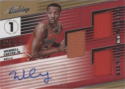 2018-19 Panini Absolute Memorabilia - Wendell Carter Jr. #T3-WCJ