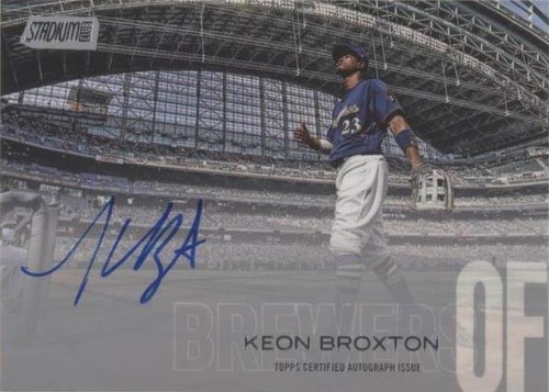 2018 Topps Stadium Club - Keon Broxton #SCA-KBR