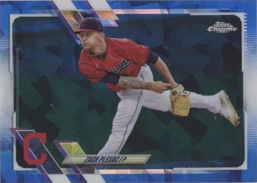 2021 Topps Chrome Sapphire Edition - Zach Plesac #403