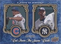 2009 Upper Deck A Piece of History - C.C. Sabathia Carlos Zambrano #CSC-ZS