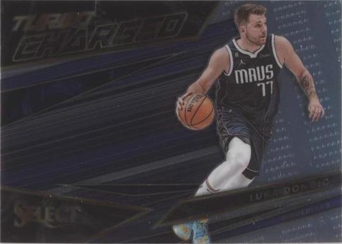 Luka Doncic　SELECT en fuego GOLD　PSA10 Luka Doncic En Fuego SP Insert 2022-23 Panini Select