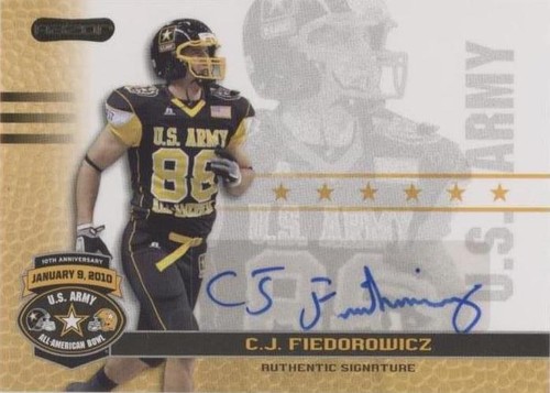 2010 Razor U.S. Army All-American Bowl C.J. Fiedorowicz #BA-CJF