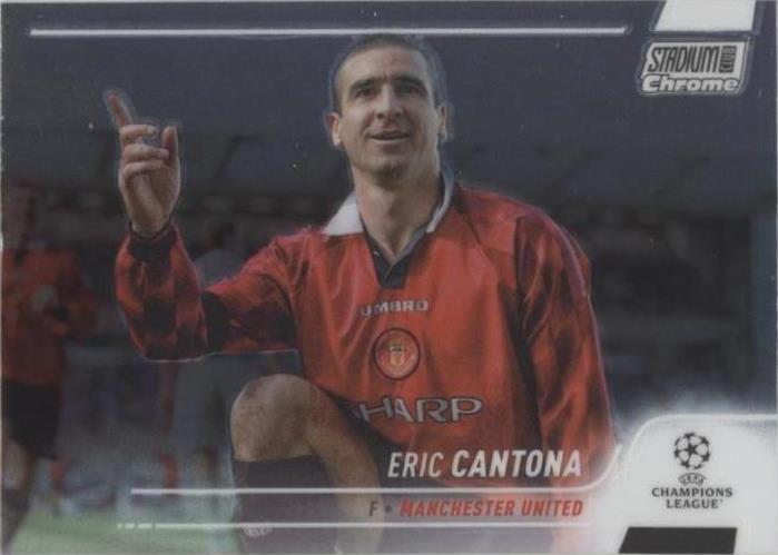 Topps Stadium Club 2021-22 cromado UCL Eric Cantona #99