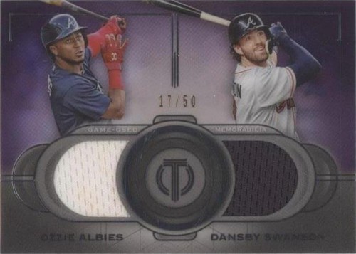 2019 Topps Tribute - Dansby Swanson Ozzie Albies #DR-AS
