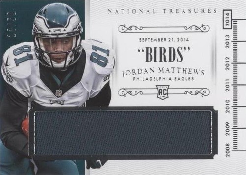 2014 Panini National Treasures Jordan Matthews #TM-JMA