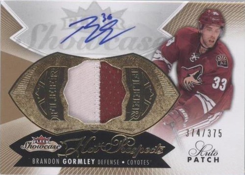 2014-15 Fleer Showcase - Brandon Gormley #158