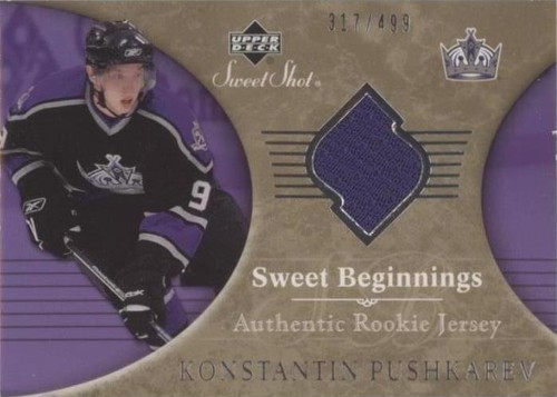 2006-07 Upper Deck Sweet Shot - Konstantin Pushkarev #129