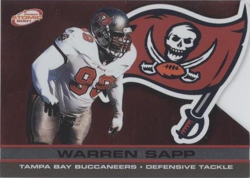 2001 Pacific Prism Atomic Warren Sapp #139