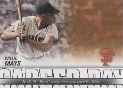 2012 Topps - Willie Mays #CD-15