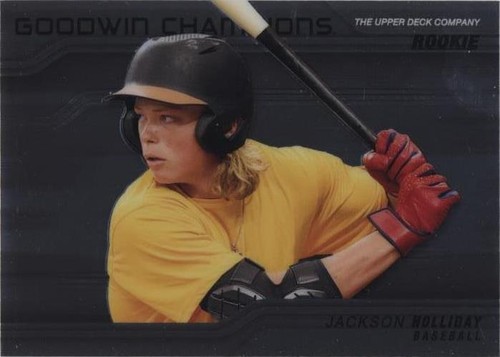 Jackson Holliday 2023 Goodwin Champions Rookie Card RC #85 Orioles 