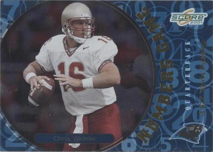 2001 Score Chris Weinke #NG-17