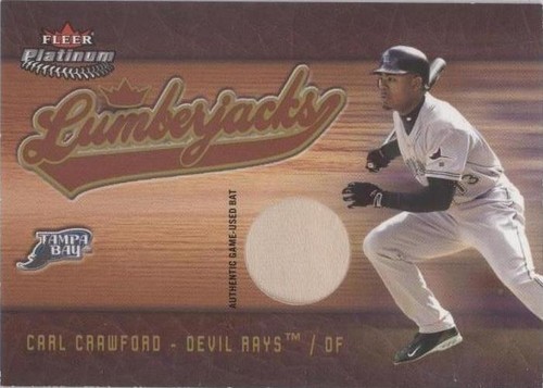 2005 Fleer Platinum - Carl Crawford #LJ/CC