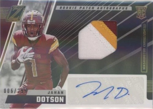 2022 Panini Zenith Jahan Dotson #210