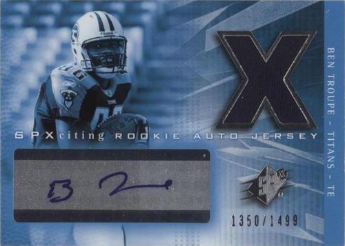 2004 SPx Ben Troupe #198