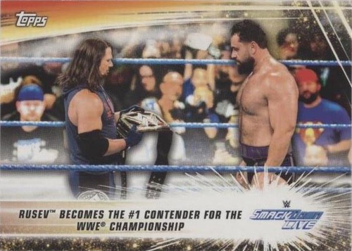 2019 Topps WWE Summerslam - Rusev The Miz #77