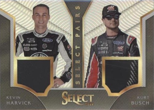 2017 Panini Select - Kevin Harvick Kurt Busch #KH-KB