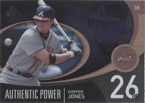 2007 SP Authentic - Chipper Jones #AP-12