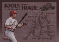 2002 Playoff Absolute Memorabilia - Jim Edmonds #TT-73