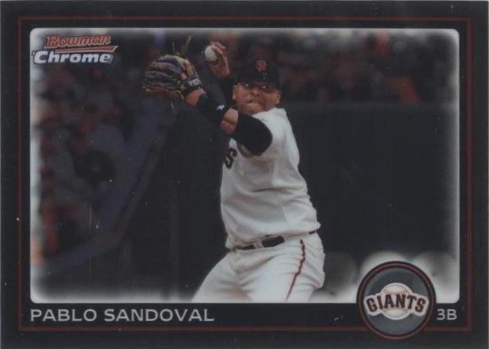Bowman Chrome 2010 - Pablo Sandoval #119