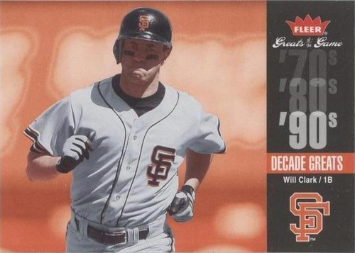 2006 Fleer Greats of the Game - Will Clark #DEC-WC