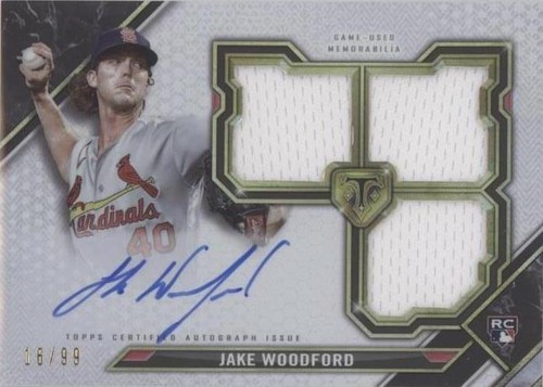 2021 Topps Triple Threads - Jake Woodford #RFPAR-JW