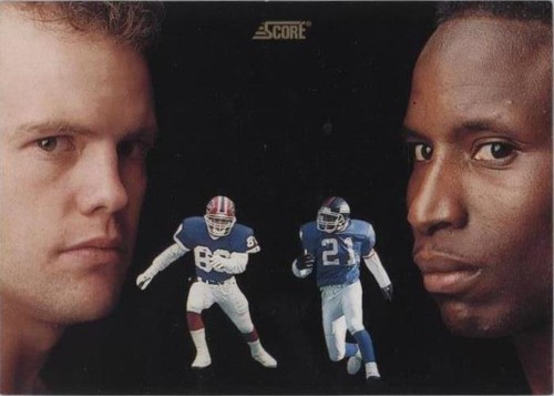 1991 Score Reyna Thompson Steve Tasker #331