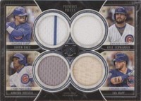 2018 Topps Museum Collection - Addison Russell Ian Happ Javier Báez #FPQR-CUB
