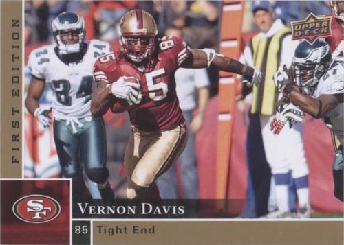 2009 Upper Deck First Edition Vernon Davis #130