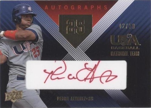 2008 Upper Deck USA Baseball National Teams - Pedro Alvarez #PAE-1