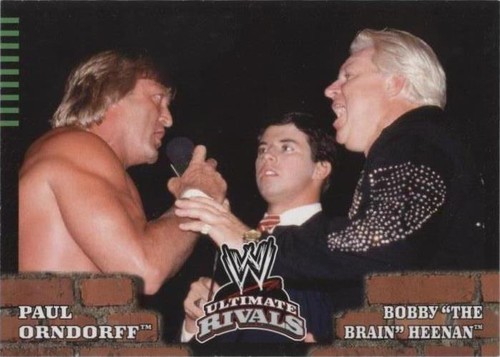 2008 Topps WWE Ultimate Rivals - Bobby Heenan Paul Orndorff #75