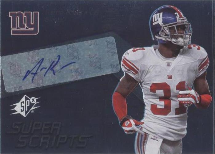 2008 SPx Aaron Ross #SSS53