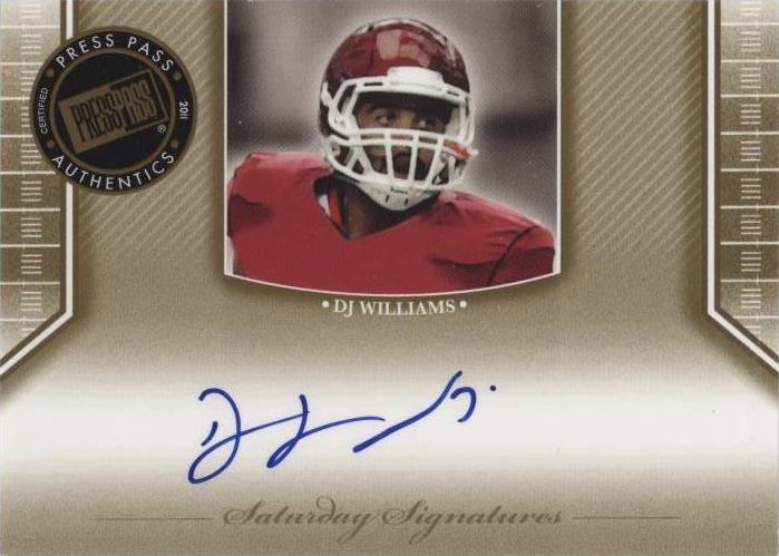 2011 Press Pass Legends D.J. Williams #SS-DW