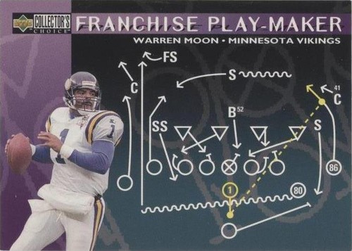 1996 Upper Deck Collector's Choice Update Warren Moon #U78