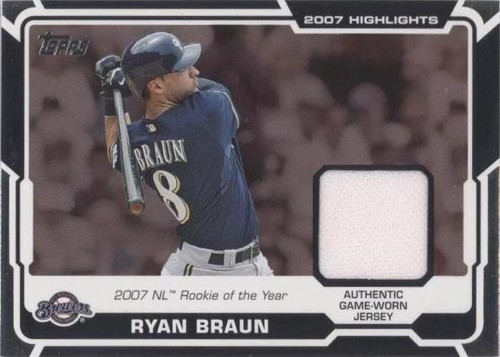 2008 Topps - Ryan Braun #HR-RB