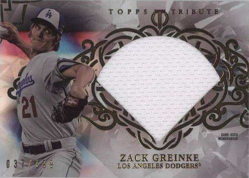 2015 Topps Tribute - Zack Greinke #DC-ZG