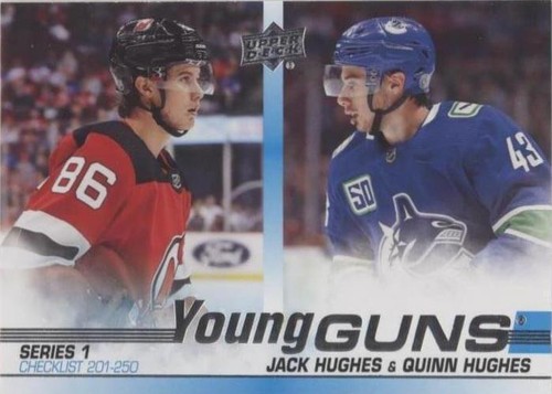 2019-20 Upper Deck - Jack Hughes Quinn Hughes #250