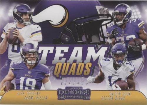 2018 Panini Contenders Adam Thielen Dalvin Cook Kirk Cousins #TQ-10