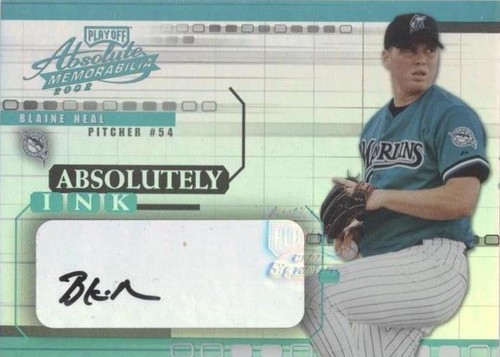 2002 Playoff Absolute Memorabilia - Blaine Neal #AI-6