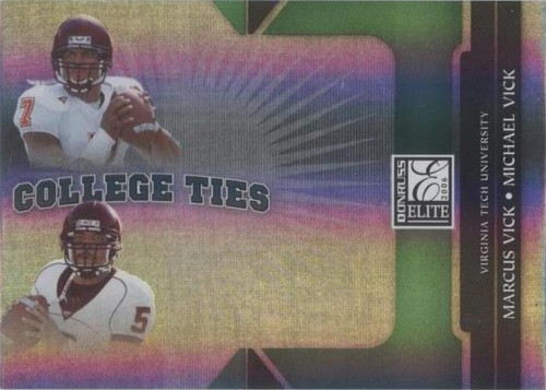 2006 Donruss Elite Marcus Vick Michael Vick #CT-10