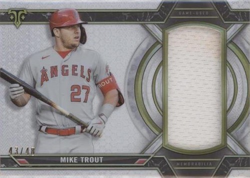 2021 Topps Triple Threads - Mike Trout #SJR-MTR