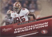 2010 Playoff Prestige Vernon Davis #18