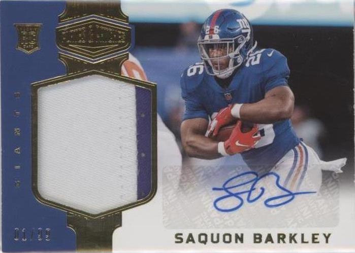 2018 Panini Plates & Patches Saquon Barkley #230