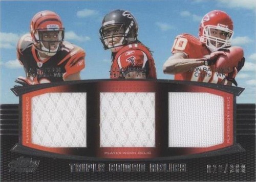 2011 Topps Prime A.J. Green Jonathan Baldwin Julio Jones #TCR-GJB