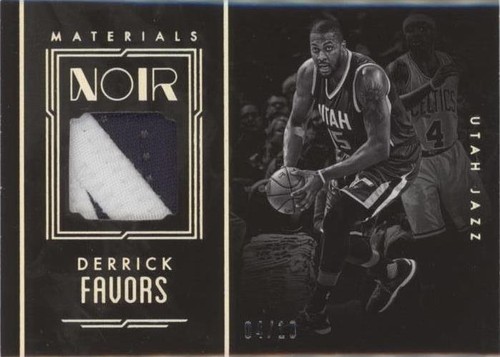 2016-17 Panini Noir - Derrick Favors #56