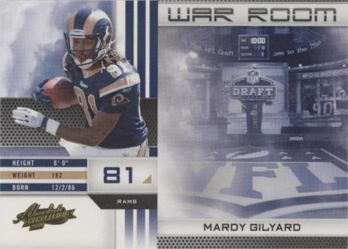 2010 Panini Absolute Memorabilia Mardy Gilyard #22