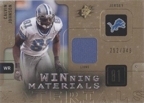 2009 SPx Calvin Johnson #W-CJ